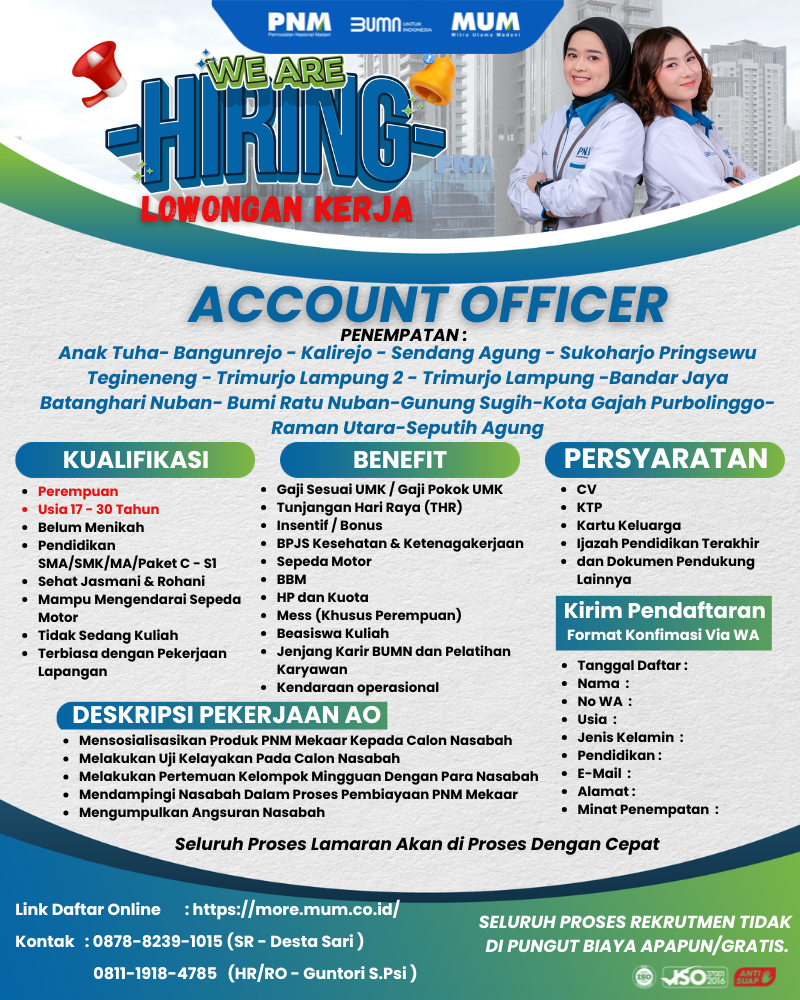 Cced Total 325 Lowongan Pekerjaan